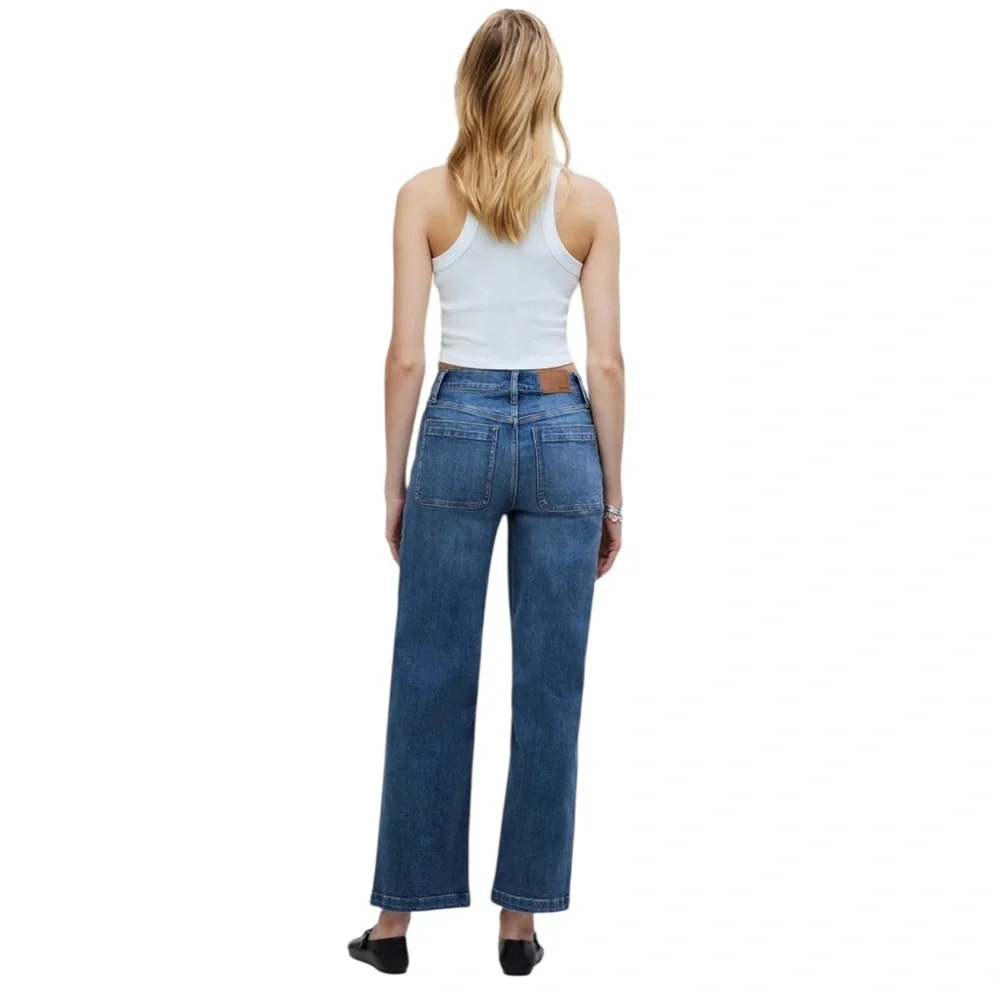 Madewell The Perfect Vintage Wide-Leg Crop Jean Size 26 - Picture 2 of 6